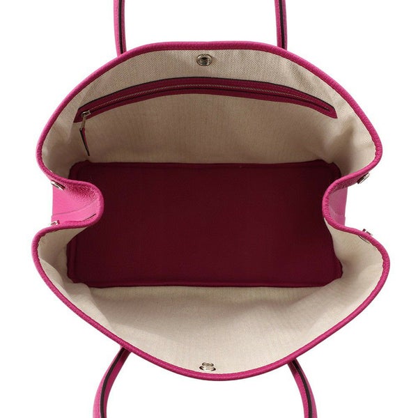 エルメス トートバッグ ガーデンパーティPM ローズパープル/シルバー金具 ネゴンダ A刻印