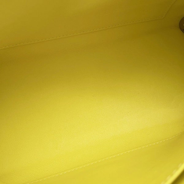 エルメス ハンドバッグ ケリー25 内縫い ライム/シルバー金具 スイフト Z刻印 2wayショルダー