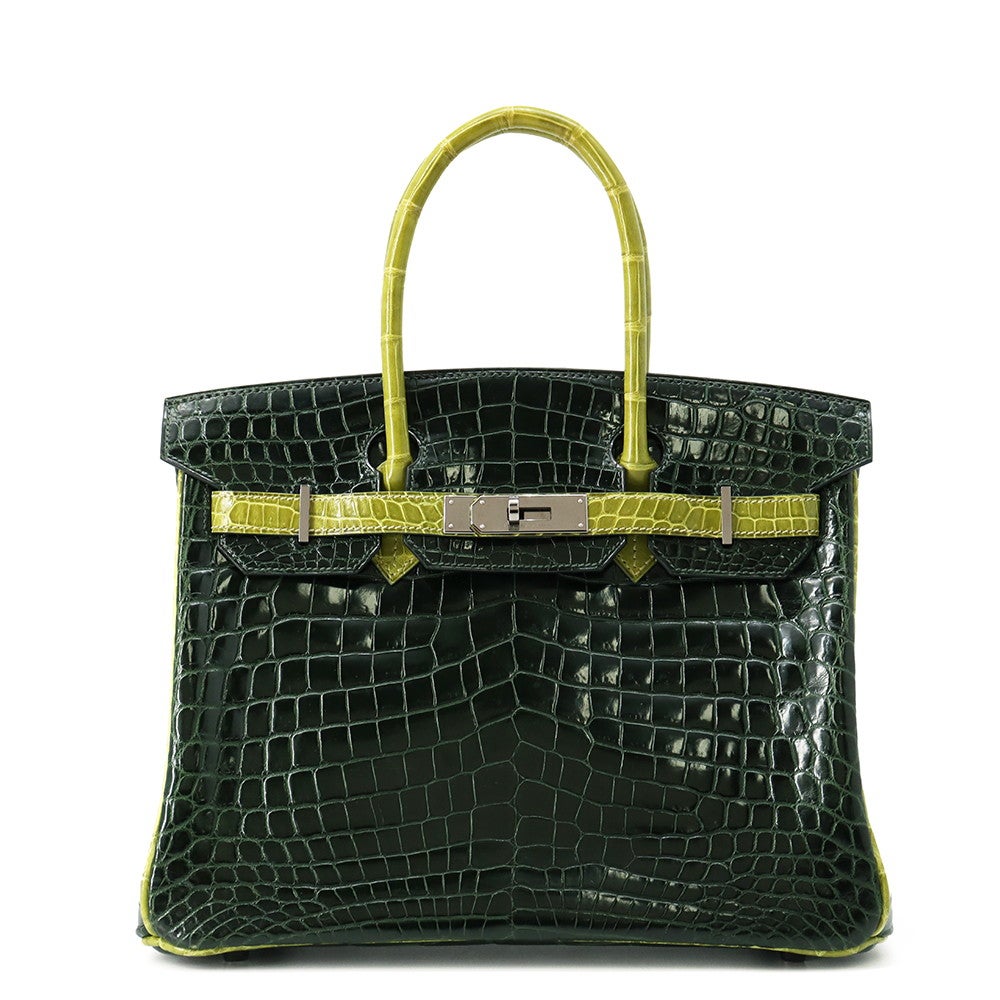 エルメス バーキン30 グリーン/アニスグリーン/ルテニウム金具 HERMES