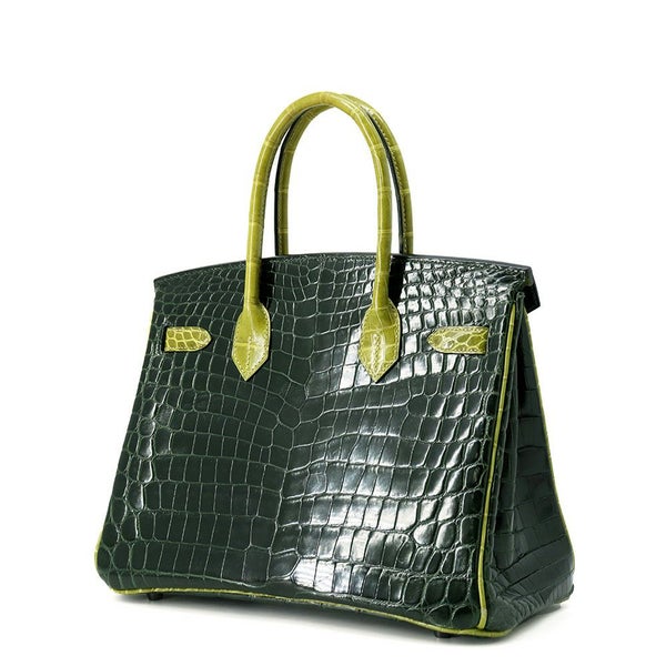 エルメス バーキン30 グリーン/アニスグリーン/ルテニウム金具  HERMES Birkin ハンドバッグ