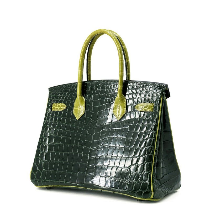 エルメス バーキン30 グリーン/アニスグリーン/ルテニウム金具  HERMES Birkin ハンドバッグ