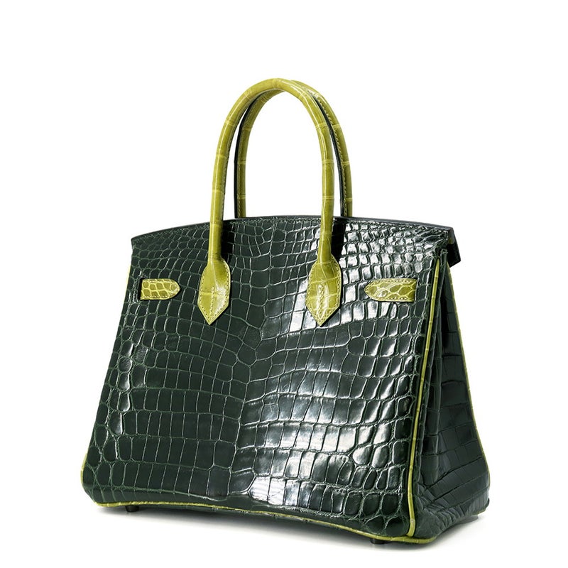 エルメス バーキン30 グリーン/アニスグリーン/ルテニウム金具  HERMES Birkin ハンドバッグ