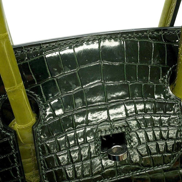 エルメス バーキン30 グリーン/アニスグリーン/ルテニウム金具  HERMES Birkin ハンドバッグ