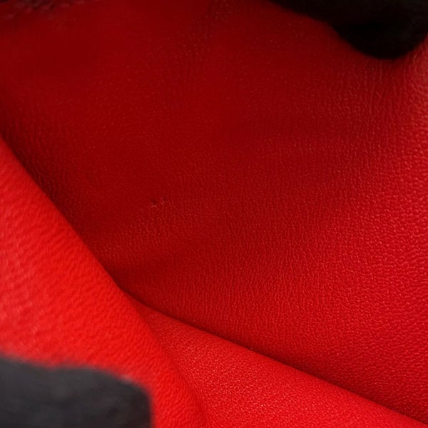 エルメス 長財布 ケリーウォレット ロング レッド/ゴールド金具 アリゲーターシャイン □R刻印 財布