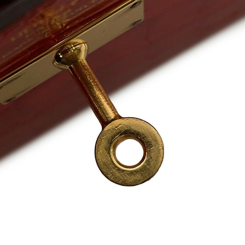 エルメス 長財布 ケリーウォレット ロング レッド/ゴールド金具 アリゲーターシャイン □R刻印 財布