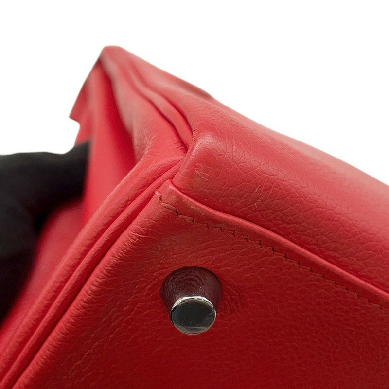 エルメス ハンドバッグ ケリー28 内縫い ヴェルソ ルージュクー/ルージュグレナ/シルバー金具 エバーカラー Y刻印 2wayショルダー