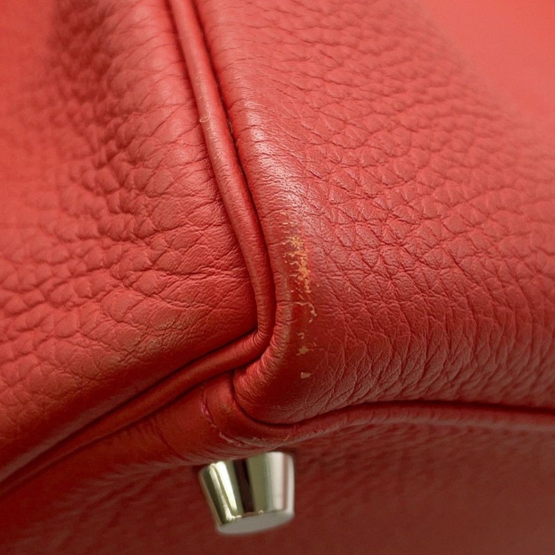 エルメス ハンドバッグ ケリー32 内縫い ゼラニウム/シルバー金具 トゴ X刻印 2wayショルダー