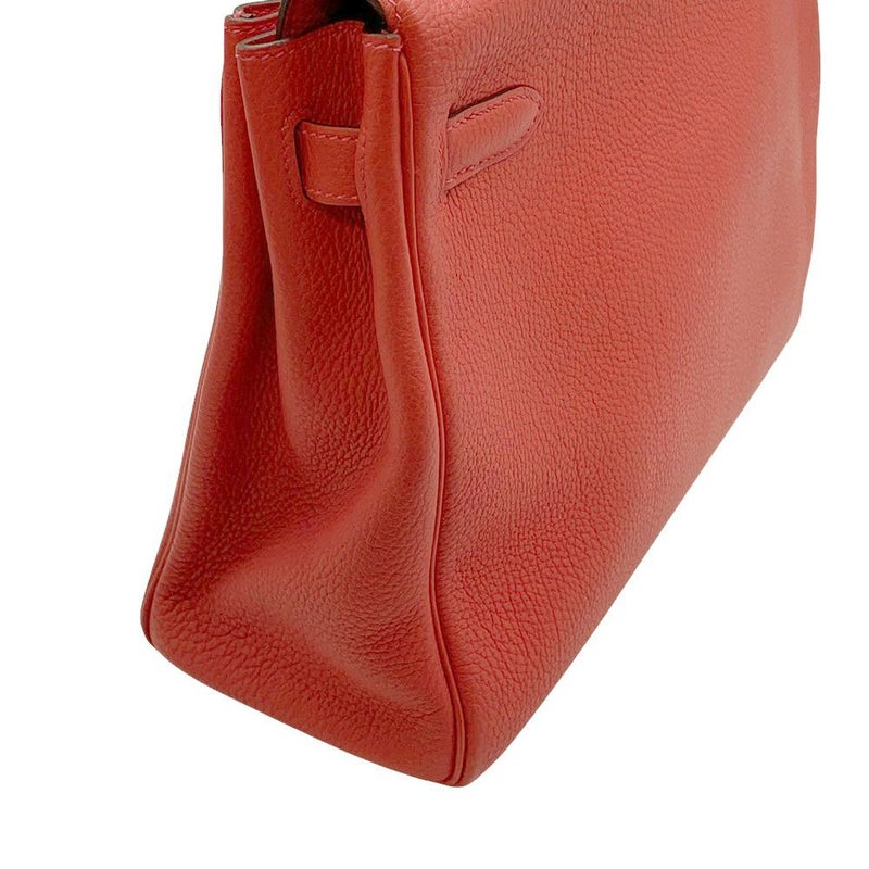 エルメス ハンドバッグ ケリー32 内縫い ゼラニウム/シルバー金具 トゴ X刻印 2wayショルダー