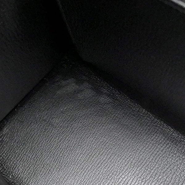 エルメス ハンドバッグ ケリー28 外縫い ブラック/ローズアザレ/ゴールド金具 エプソン C刻印 2wayショルダー 黒