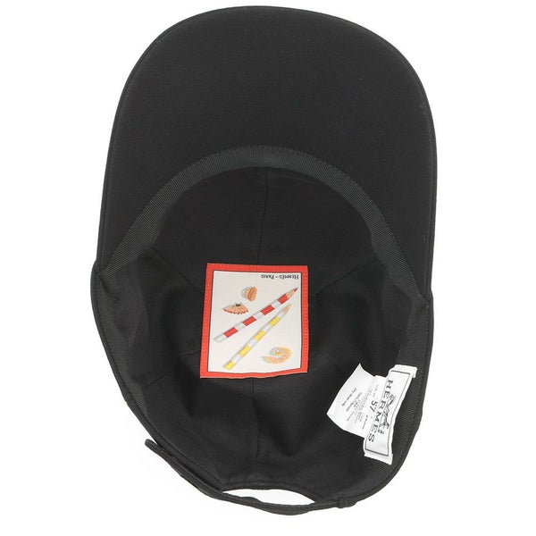 エルメス キャップ キャスケット テス ミラノジャージー サイズ57 HERMES 帽子 黒