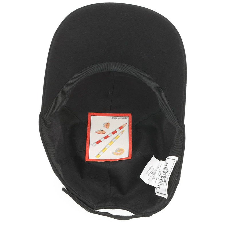 エルメス キャップ キャスケット テス ミラノジャージー サイズ57 HERMES 帽子 黒