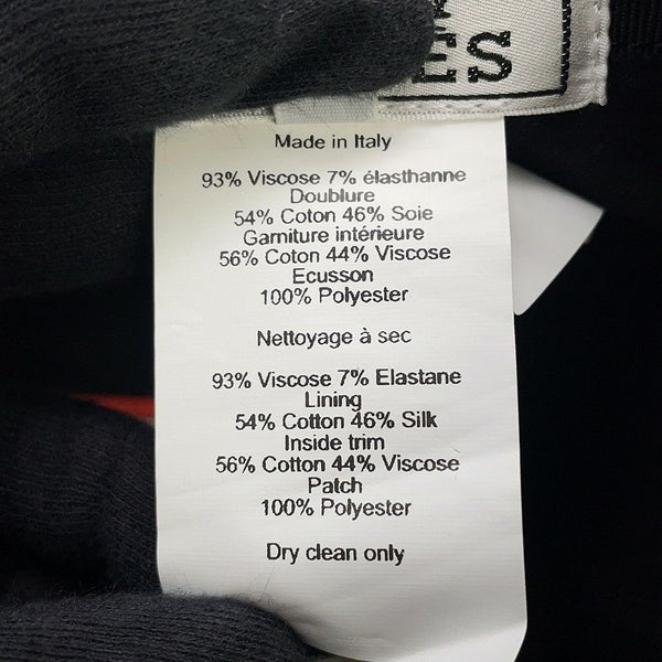 エルメス キャップ キャスケット テス ミラノジャージー サイズ57 HERMES 帽子 黒