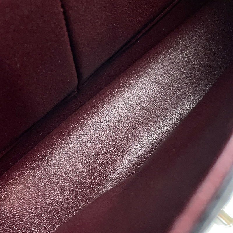 シャネル チェーンショルダーバッグ マトラッセ25 ココマーク ダブルチェーン キャビアスキン A01112 CHANEL 黒