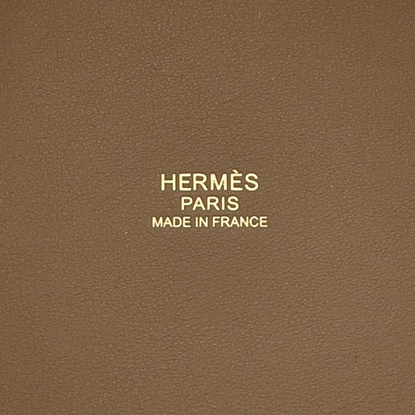 エルメス ハンドバッグ ピコタンロックPM カーゴ エクリュ/エトゥープ/シルバー金具 トワルゴエラン/スイフト K刻印