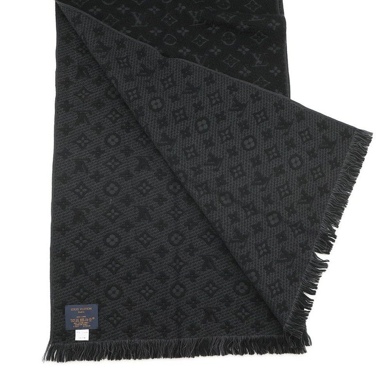 ルイヴィトン マフラー モノグラム クラシック M70520 LOUIS VUITTON ストール 黒