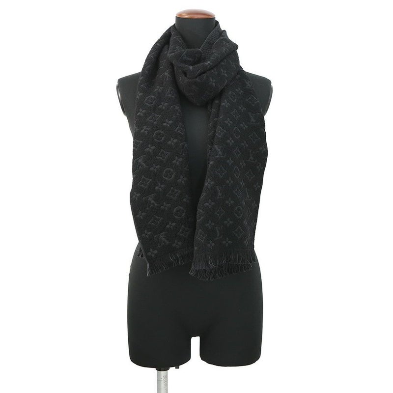 ルイヴィトン マフラー モノグラム クラシック M70520 LOUIS VUITTON ストール 黒