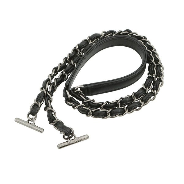 シャネル ハンドバッグ ココマーク マトラッセ トレンディCC トップハンドル ラムスキン A92236 2way チェーンショルダー 黒