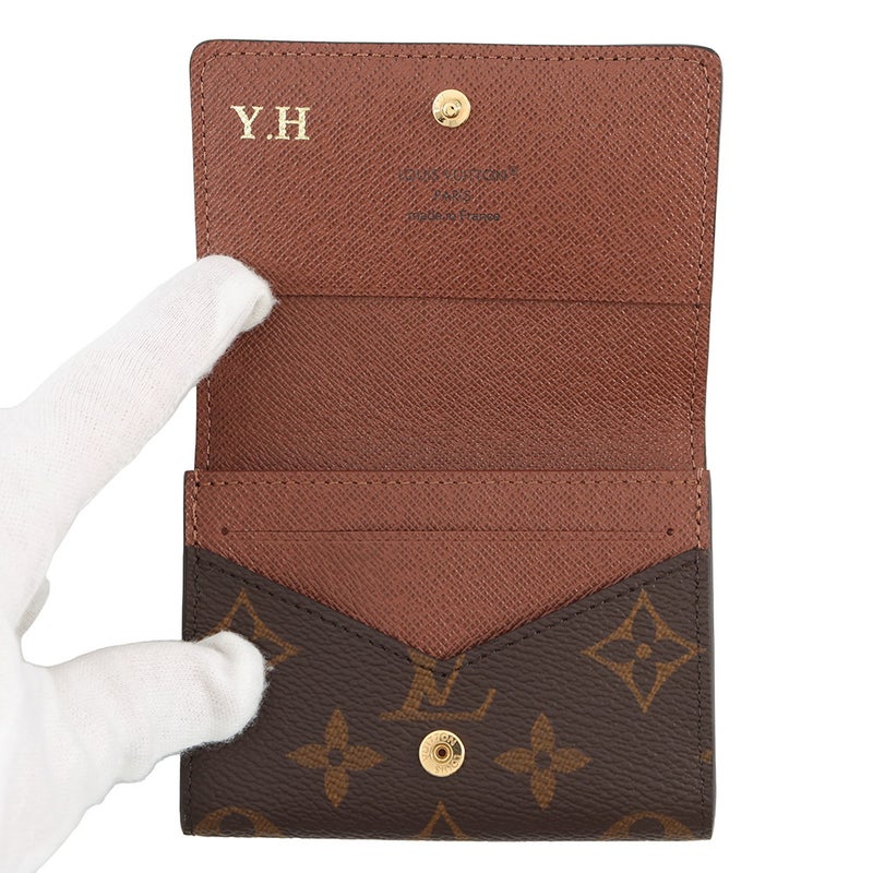ルイヴィトン カードケース モノグラム アンヴェロップ・カルト・ドゥ・ヴィジット M63801 LOUIS VUITTON ヴィトン 名刺入れ