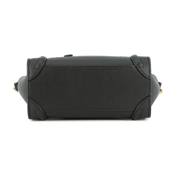 セリーヌ ハンドバッグ ラゲージシリーズ ナノショッパー 168243 CELINE 2way 黒