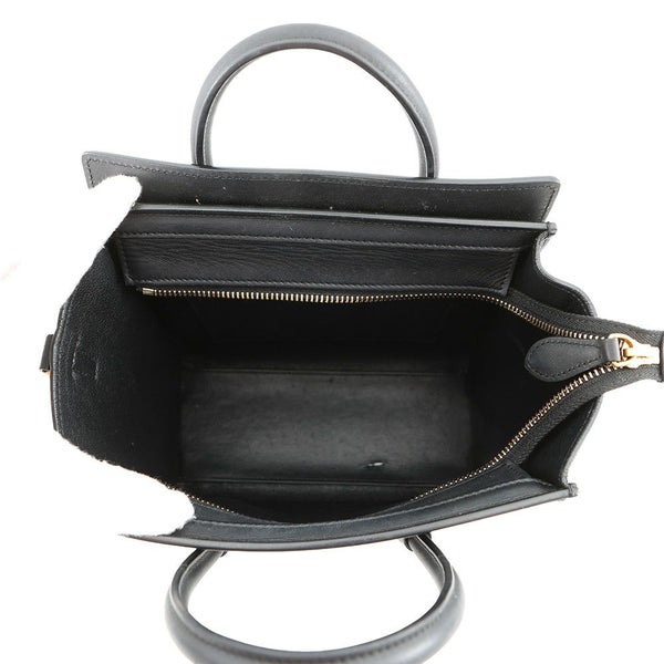 セリーヌ ハンドバッグ ラゲージシリーズ ナノショッパー 168243 CELINE 2way 黒