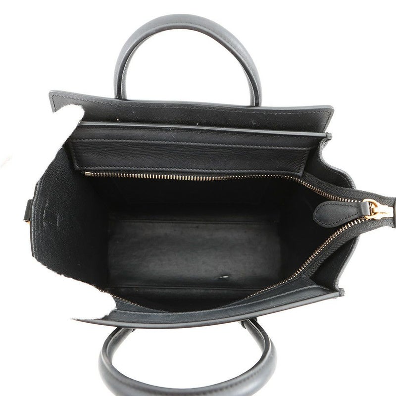 セリーヌ ハンドバッグ ラゲージシリーズ ナノショッパー 168243 CELINE 2way 黒