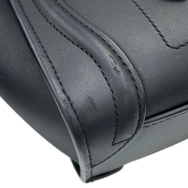 セリーヌ ハンドバッグ ラゲージシリーズ ナノショッパー 168243 CELINE 2way 黒