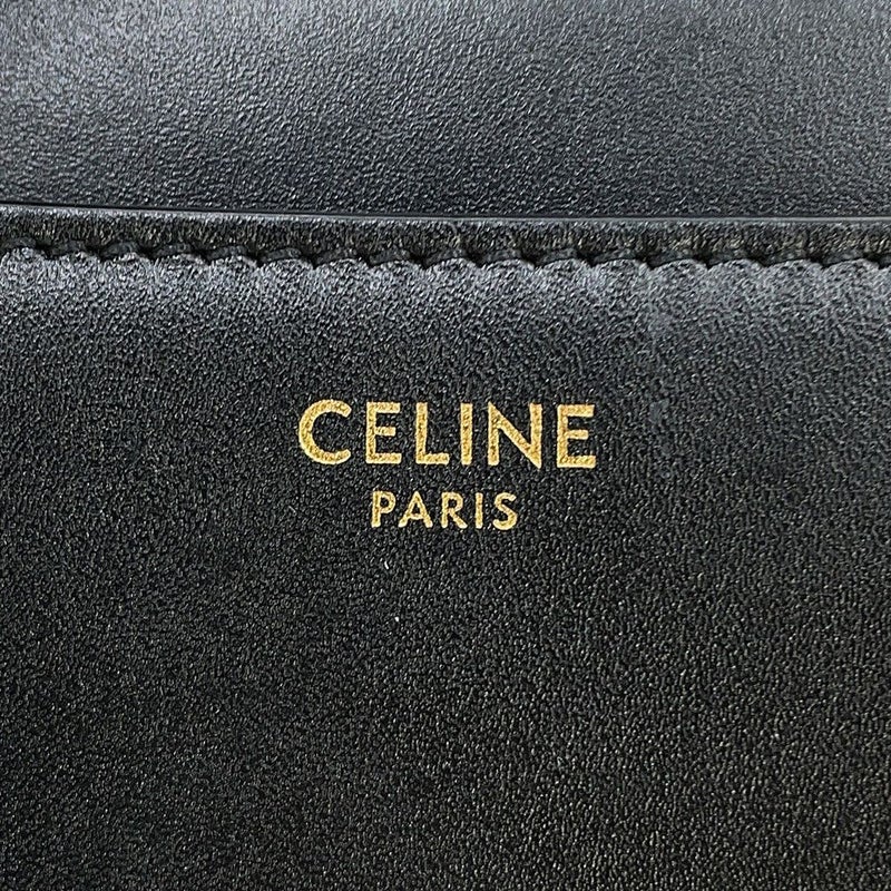 セリーヌ ショルダーバッグ スモール ブザス 16 セーズ レザー 188013 CELINE 黒