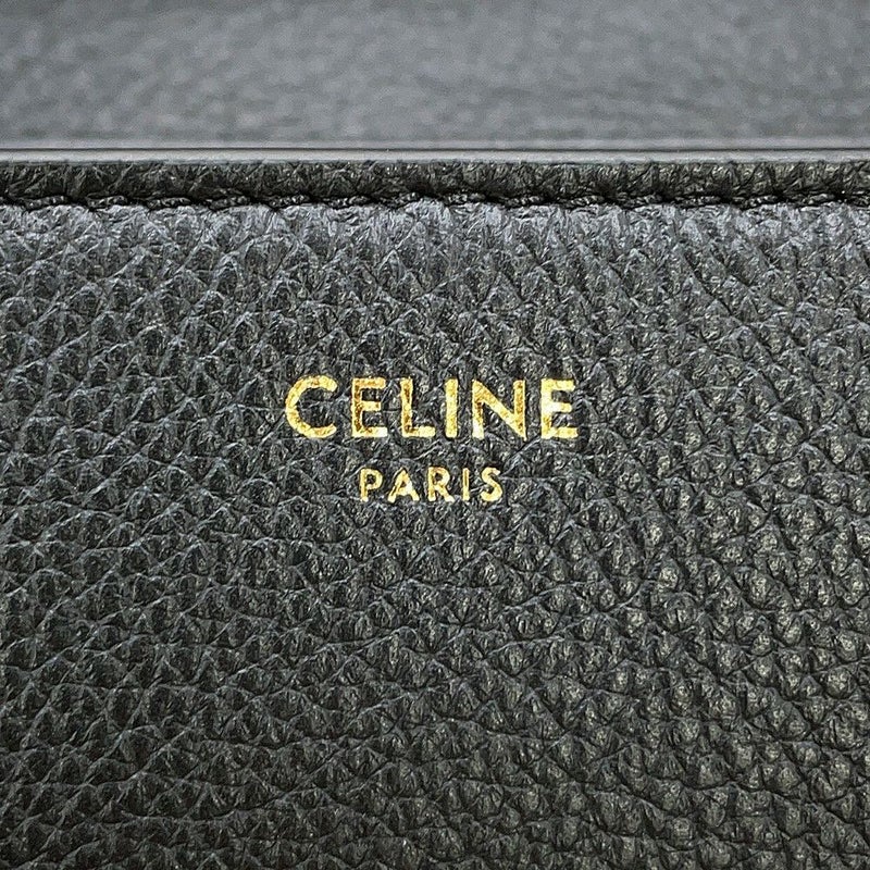 セリーヌ ハンドバッグ ティーン ニノ カーフレザー 118113 CELINE 2way 黒