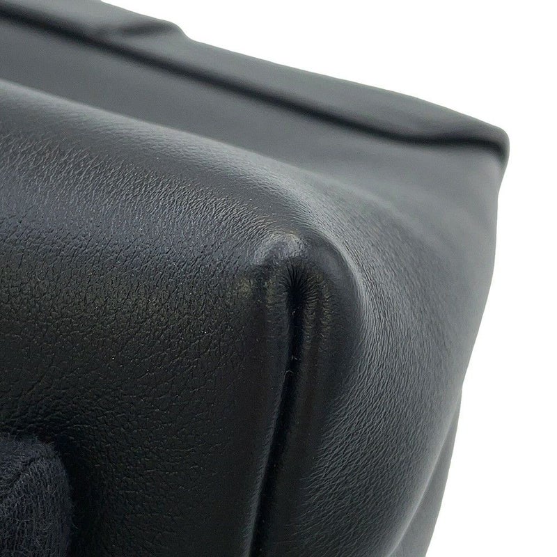 セリーヌ チェーンショルダーバッグ トリオンフ ヴィクトワール ミディアム カーフレザー 115853 CELINE 黒