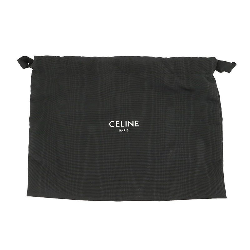 セリーヌ チェーンショルダーバッグ トリオンフ ヴィクトワール ミディアム カーフレザー 115853 CELINE 黒