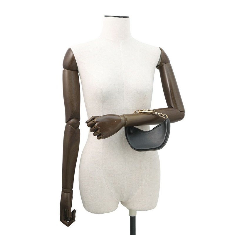 ヴァレンティノ・ガラヴァーニ ハンドバッグ Vロゴ ムーン VALENTINO 黒