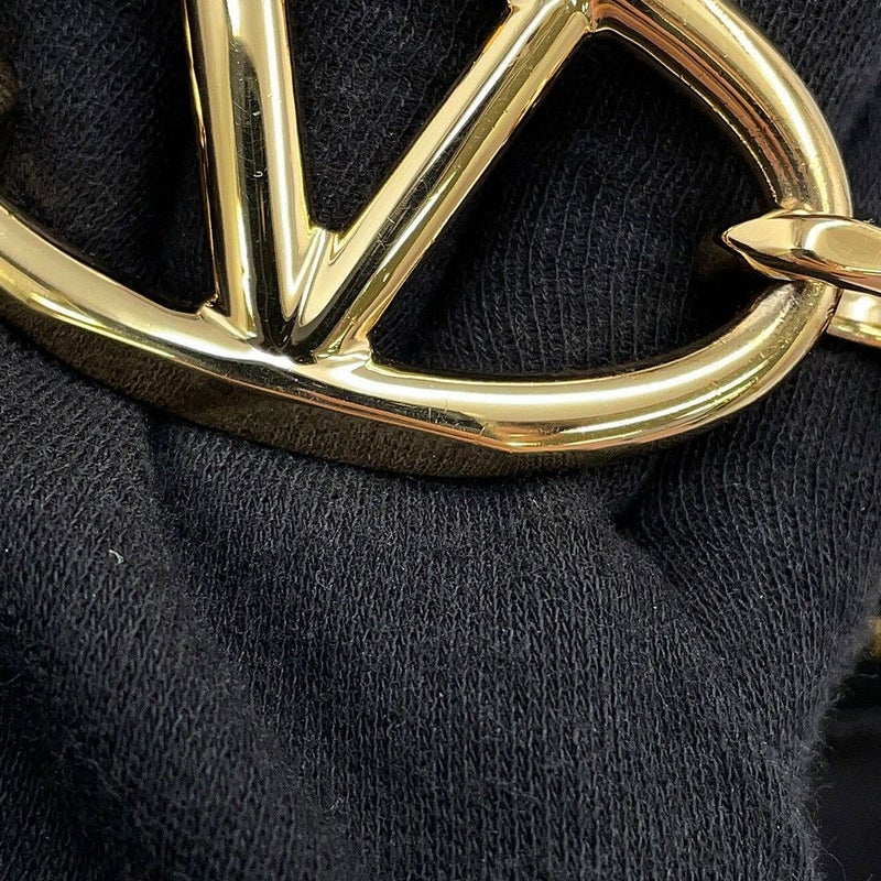 ヴァレンティノ・ガラヴァーニ ハンドバッグ Vロゴ ムーン VALENTINO 黒