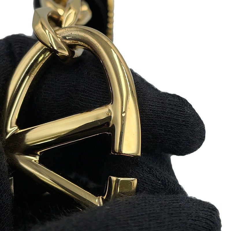 ヴァレンティノ・ガラヴァーニ ハンドバッグ Vロゴ ムーン VALENTINO 黒