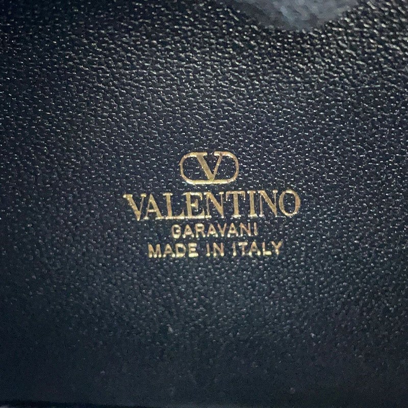 ヴァレンティノ・ガラヴァーニ ハンドバッグ Vロゴ ムーン VALENTINO 黒