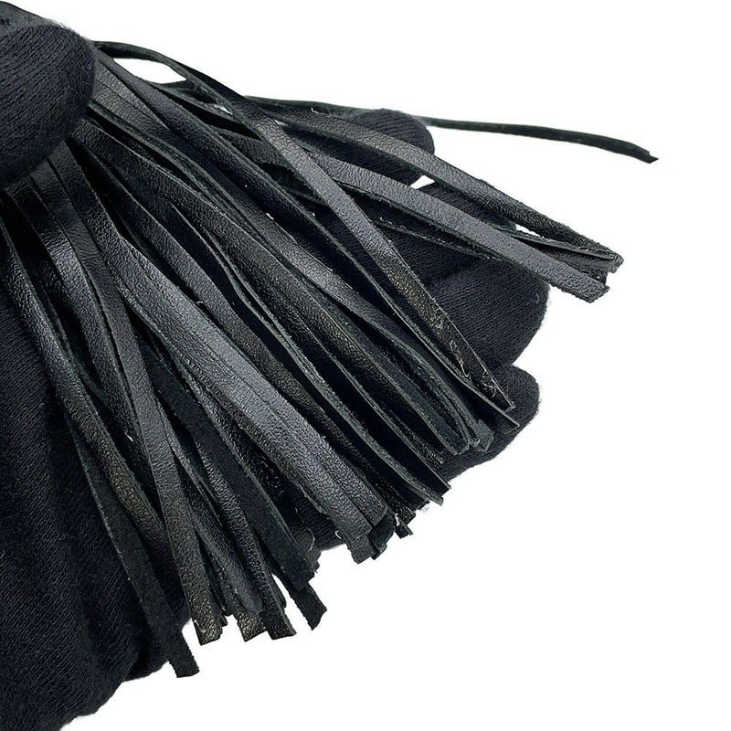 サンローランパリ ショルダーバッグ ルー カメラバッグ レザー 612544 SAINT LAURENT PARIS 黒 タッセル付き