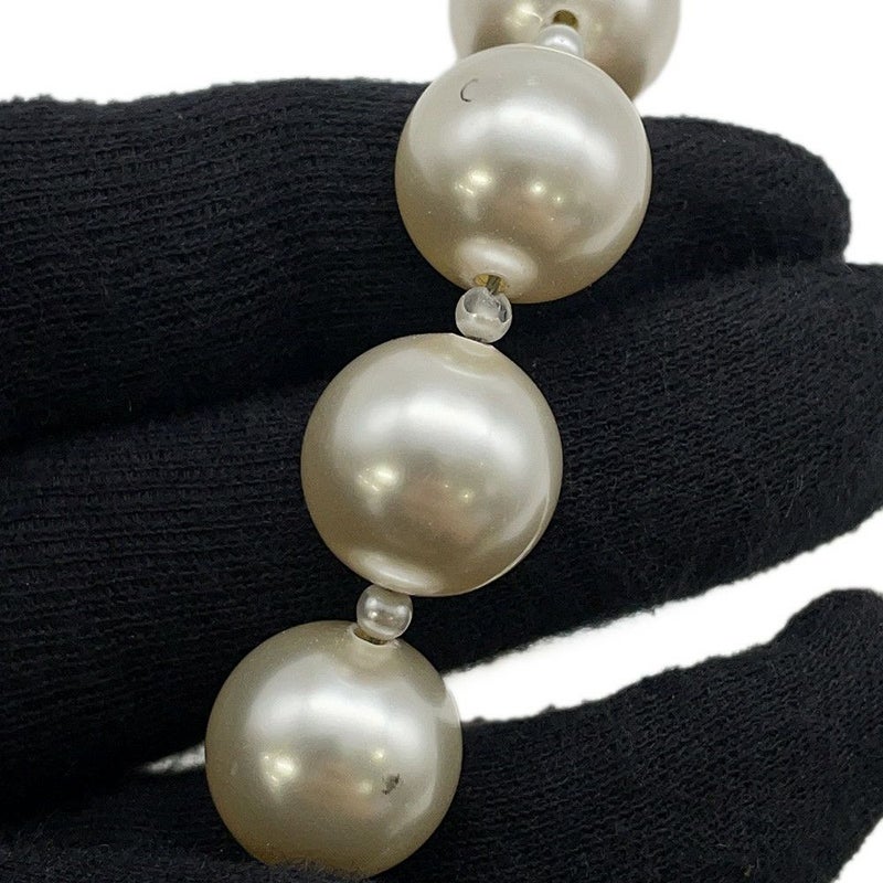 シャネル チェーンウォレット マトラッセ パール ココマーク ラムスキン AP2579 CHANEL 財布 黒