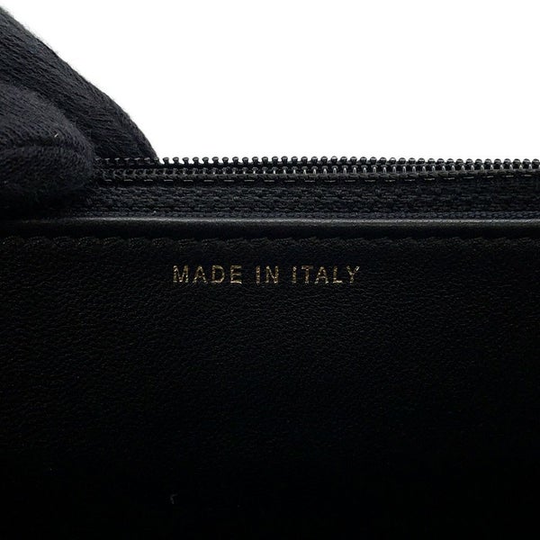 シャネル チェーンウォレット マトラッセ パール ココマーク ラムスキン AP2579 CHANEL 財布 黒