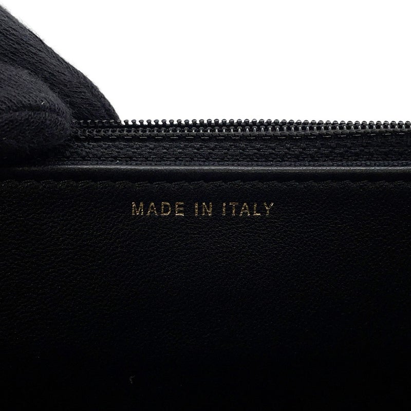 シャネル チェーンウォレット マトラッセ パール ココマーク ラムスキン AP2579 CHANEL 財布 黒