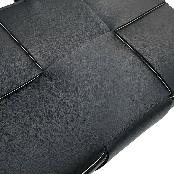 ボッテガヴェネタ ハンドバッグ マキシイントレチャート キャンディ アルコ レザー 729029 BOTTEGA VENETA 2way 黒 白