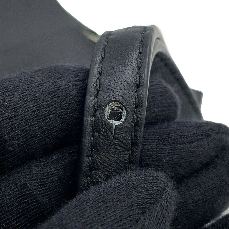 ボッテガヴェネタ ハンドバッグ マキシイントレチャート キャンディ アルコ レザー 729029 BOTTEGA VENETA 2way 黒 白