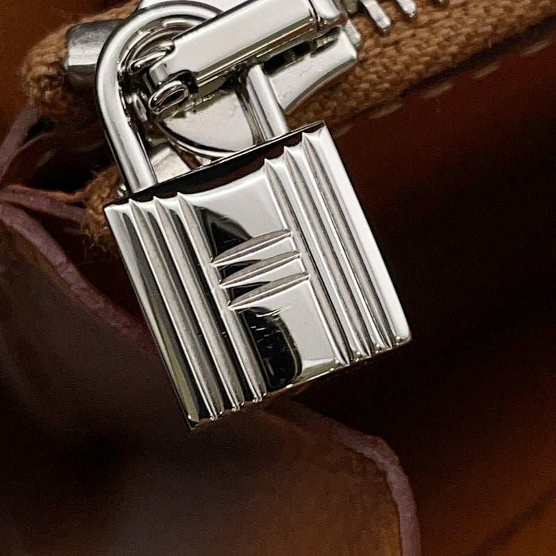 エルメス 長財布 ケリーウォレット ロング ゴールド/シルバー金具 エプソン C刻印 HERMES 財布