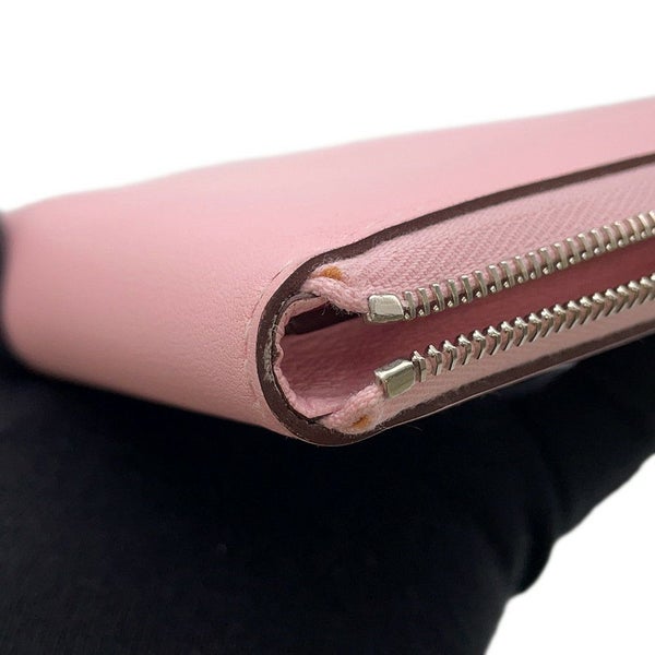 エルメス 長財布 アザップロング クラシック ローズサクラ/シルバー金具 スイフト X刻印 財布