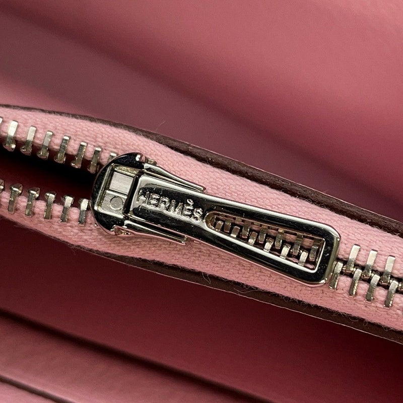 エルメス 長財布 アザップロング クラシック ローズサクラ/シルバー金具 スイフト X刻印 財布