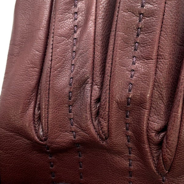 エルメス グローブ レザー レディースサイズ 7 1/2 HERMES 手袋