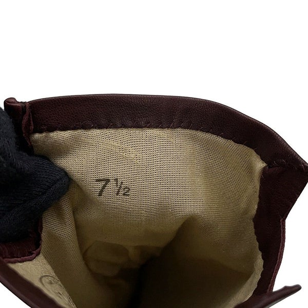 エルメス グローブ レザー レディースサイズ 7 1/2 HERMES 手袋