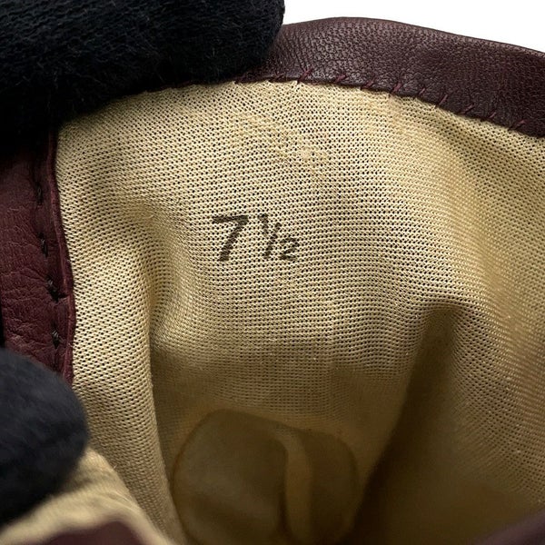 エルメス グローブ レザー レディースサイズ 7 1/2 HERMES 手袋