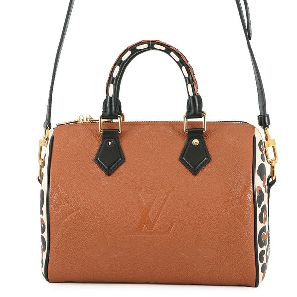 ルイヴィトン ハンドバッグ モノグラム・アンプラント スピーディ・バンドリエール25 M45840 2wayショルダー レオパード 2021年秋