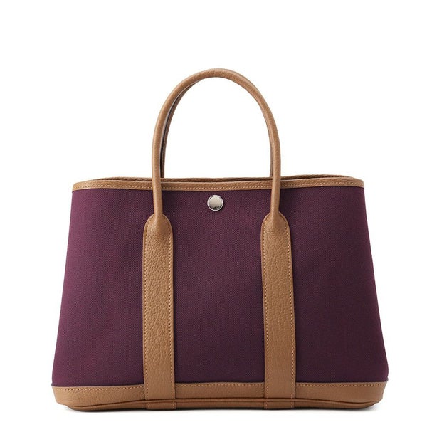 エルメス トートバッグ ガーデンパーティTPM カシス/アルザン/シルバー金具 トワルオフィシエ/ネゴンダ B刻印