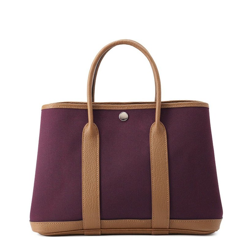 エルメス トートバッグ ガーデンパーティTPM カシス/アルザン/シルバー金具 トワルオフィシエ/ネゴンダ B刻印