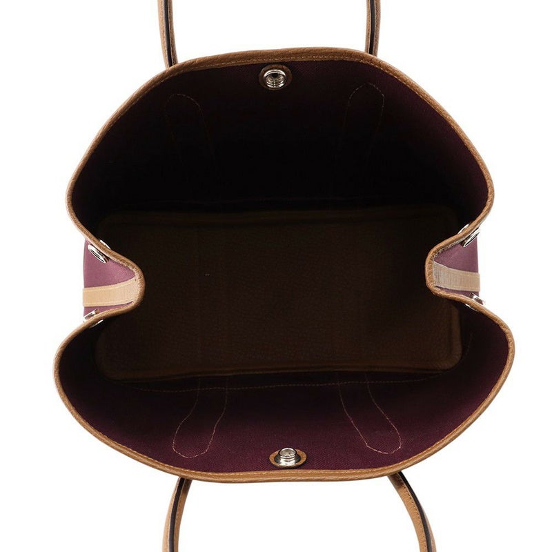 エルメス トートバッグ ガーデンパーティTPM カシス/アルザン/シルバー金具 トワルオフィシエ/ネゴンダ B刻印